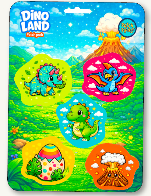 Dino Land Patch Pack